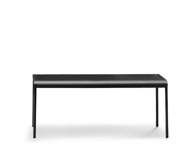 Tavolino in metallo verniciato nero Ola CT 105 in metallo di Midj