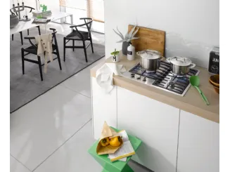 Piano Cottura KM 2312 a gas con bruciatore wok singolo di Miele