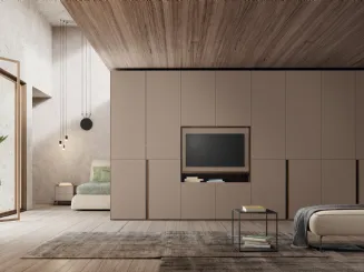 Armadio Vitalyty Cutting con Porta Tv di Colombini Casa