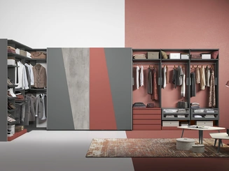 Cabina Armadio Diagonal U41 di Colombini Casa