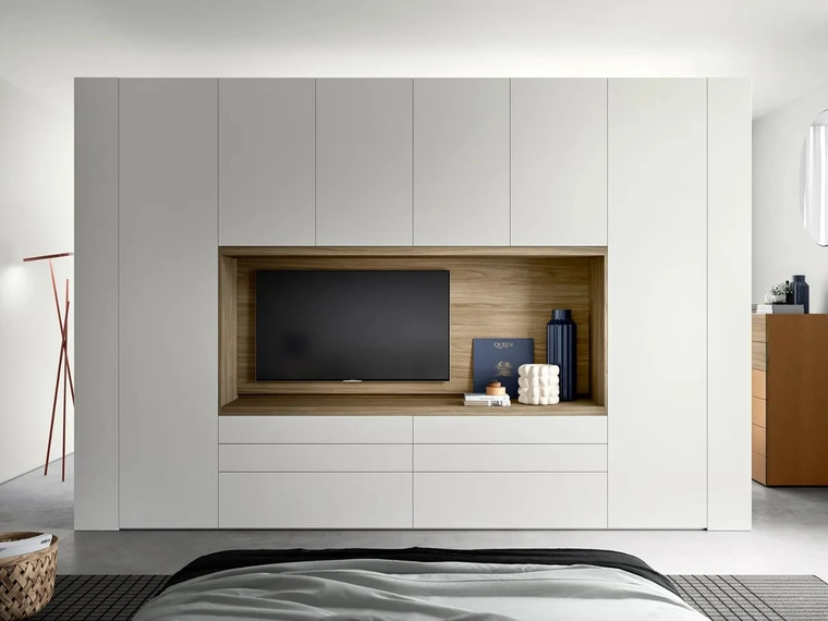 Armadio con ante battenti Plana Push di Dielle Modus