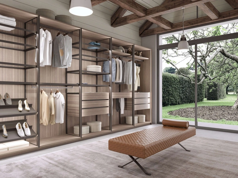 Cabina Armadio Tecnopolis Free Metal Wood di Presotto