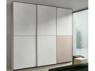 Armadio con ante scorrevoli Volo Mondrian M304 in melaminico di Colombini Casa