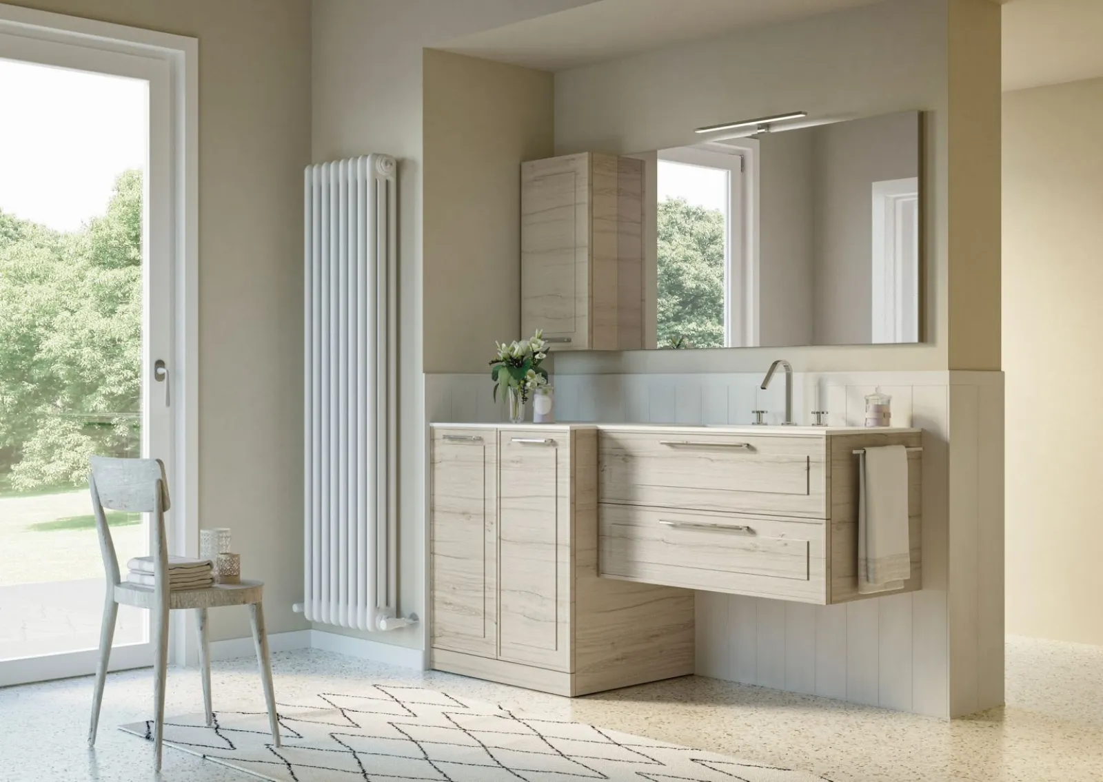 Mobile da Bagno sospeso Dressy 05 di Ideagroup