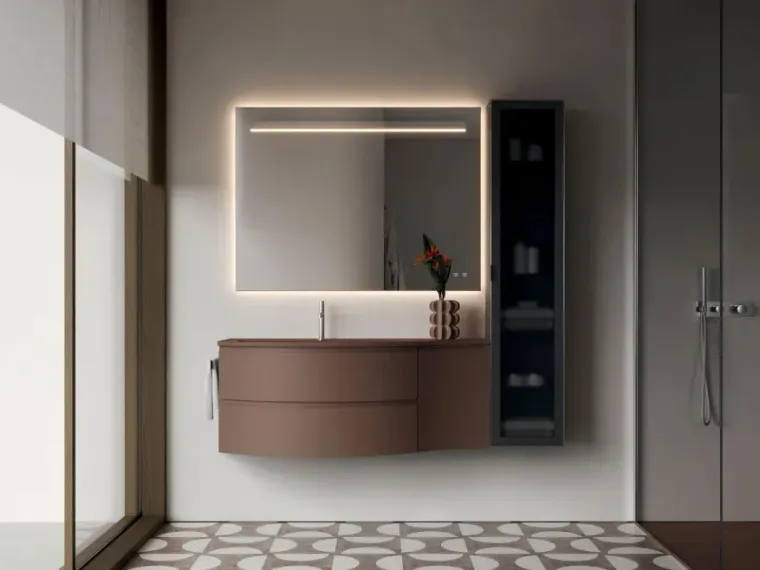 Mobile da Bagno sospeso Seventy|Form 24 di Ideagroup
