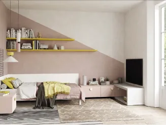 Cameretta componibile Golf Y109 in melaminico di Colombini Casa