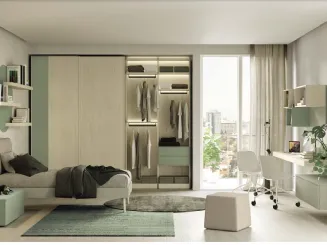 Cameretta componibile Golf Y110 in melaminico di Colombini Casa