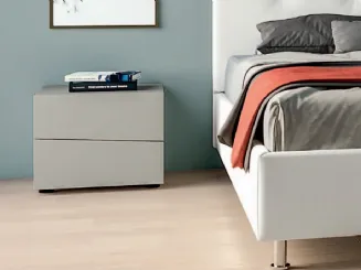 Comodino moderno a 2 cassetti Ambra di SantaLucia