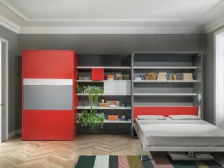 Letto a scomparsa trasformabile Living 11 Penelope 2 Dining di Clei