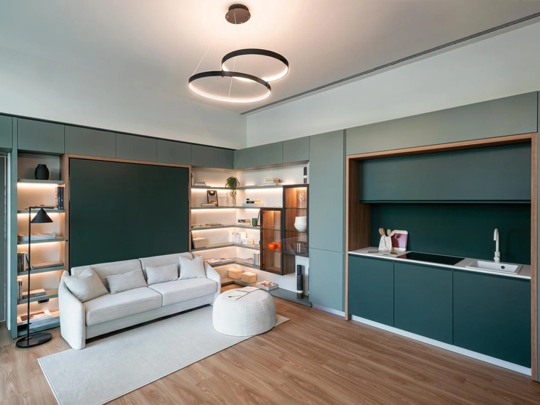 Letto a scomparsa Diana 01 di Clei