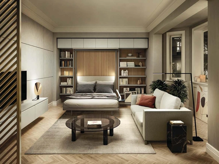 Letto a scomparsa LGM 2-0 Book Table di Clei