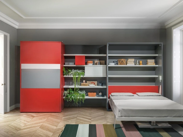 Letto a scomparsa Penelope 2 Dining di Clei