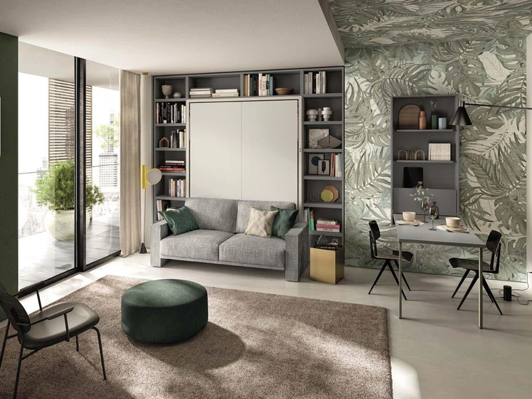 Letto a scomparsa Penelope 2 Sofa 03 di Clei