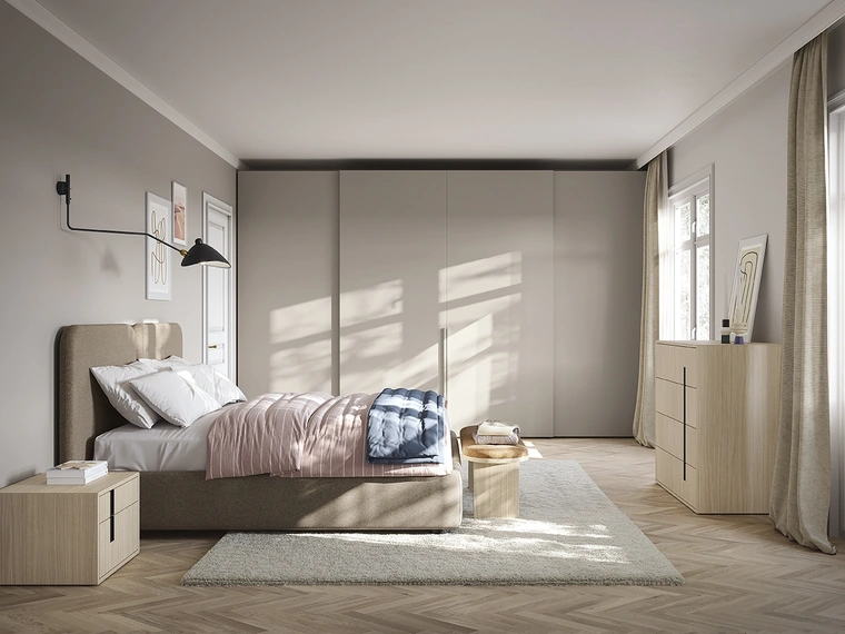 Letto con testiera Alba di Colombini Casa