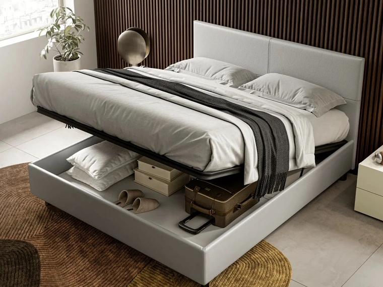 Letto con contenitore Bora di SantaLucia