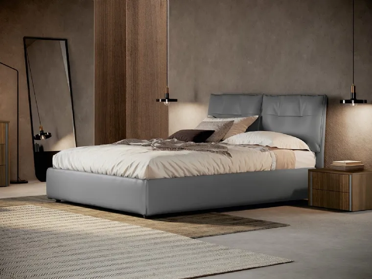 Letto in pelle Golf Kiss di Colombini Casa