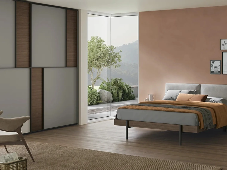 Letto con testiera Eden Soft di Dielle Modus