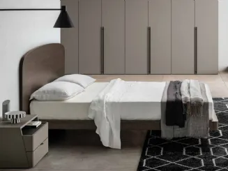 Letto in melaminico con testiera Duran di SantaLucia