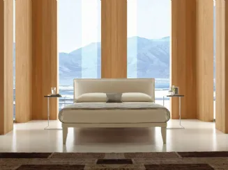 Letto con testiera imbottita Elle di Ergogreen