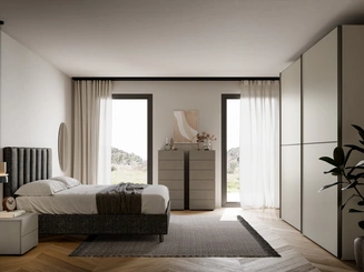 Letto imbottito Kali di SantaLucia