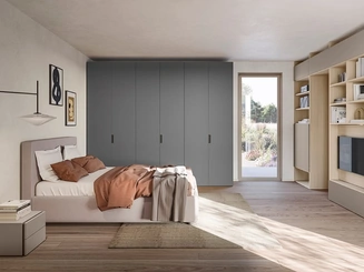 Letto in tessuto Line di Colombini Casa