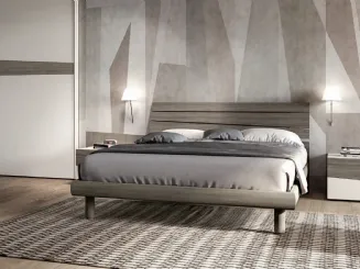 Letto moderno con testiera Mistral di SantaLucia