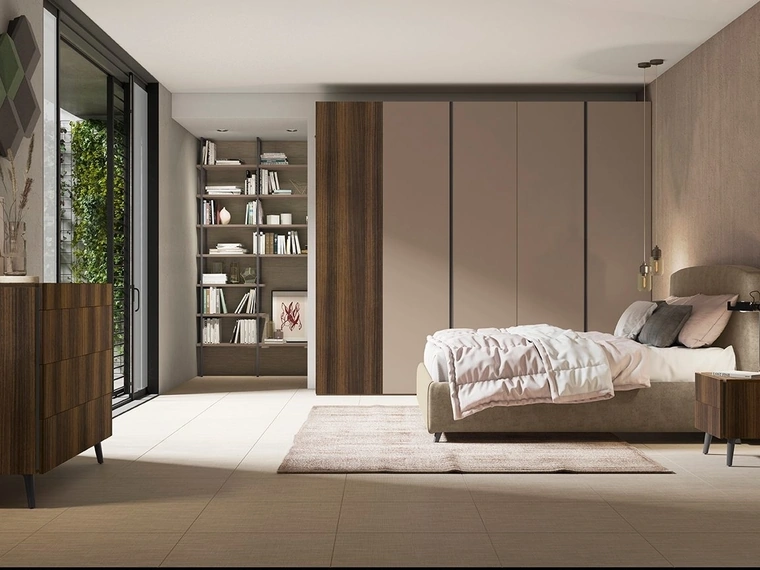 Letto con testiera Narciso di Colombini Casa