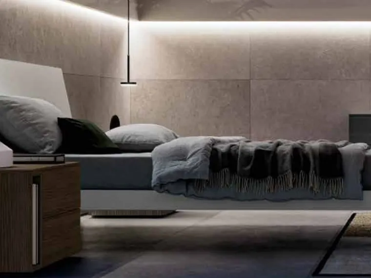 Letto moderno con testiera Levante di SantaLucia