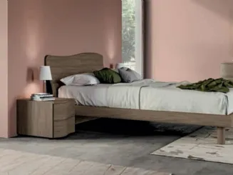 Letto singolo con testiera Paco di SantaLucia