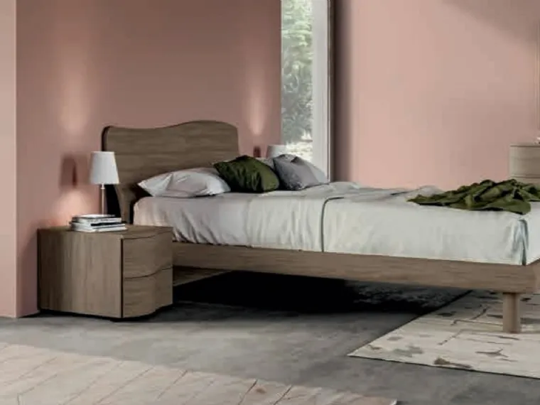 Letto singolo con testiera Paco di SantaLucia