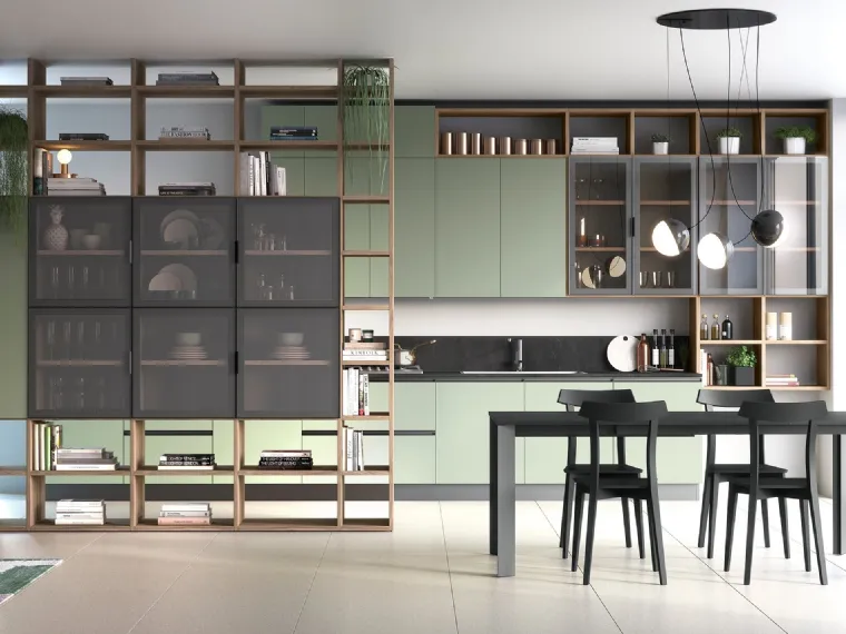 Libreria divisoria Golf Infinity I102 in melaminico di Colombini Casa