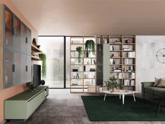 Libreria divisoria Golf Infinity I104 in melaminico di Colombini Casa