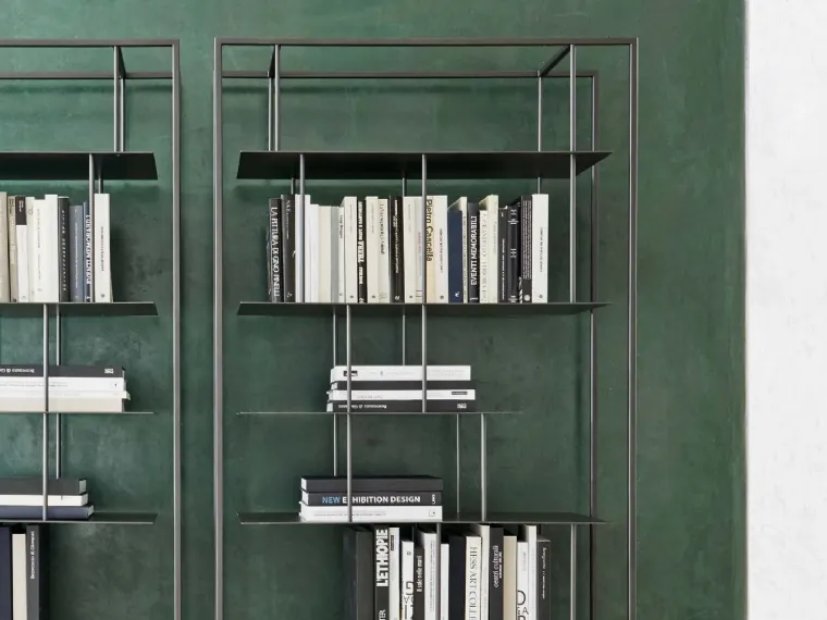 Libreria in metallo Tower di Presotto