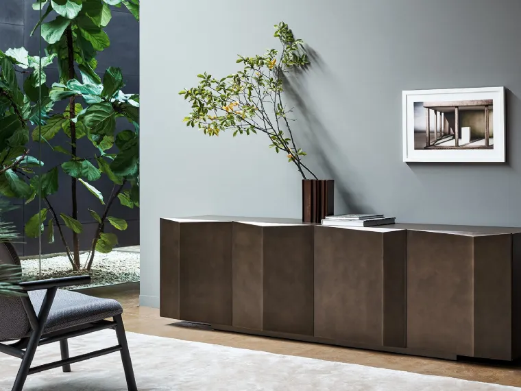 Madia dal design moderno in legno Bernois di Bonaldo