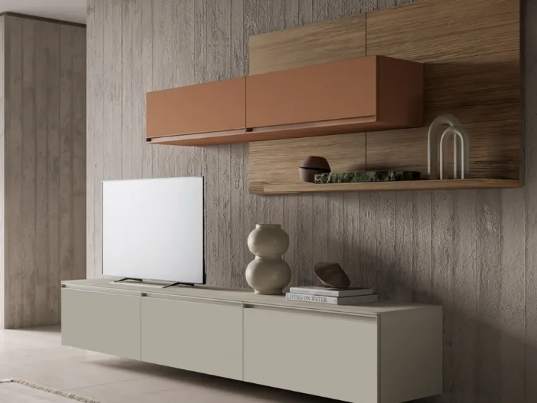 Parete Attrezzata moderna GS202 di SantaLucia