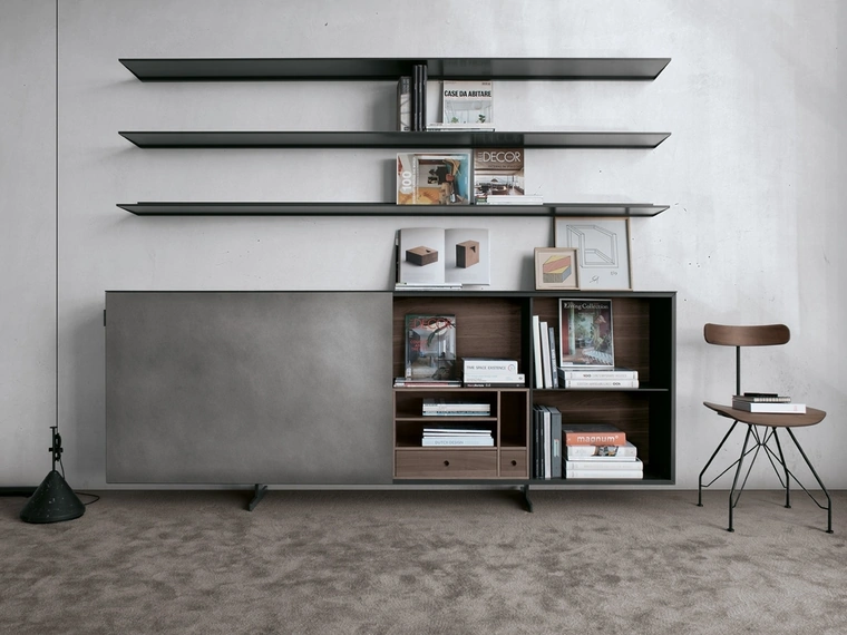 Parete Attrezzata Monolith configurazione 11 di Extendo