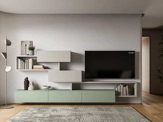 Parete Attrezzata Pratico PTG401 di SantaLucia