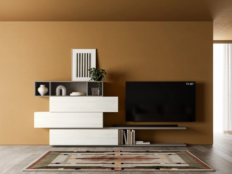 Parete Attrezzata Pratico PTG402 di SantaLucia