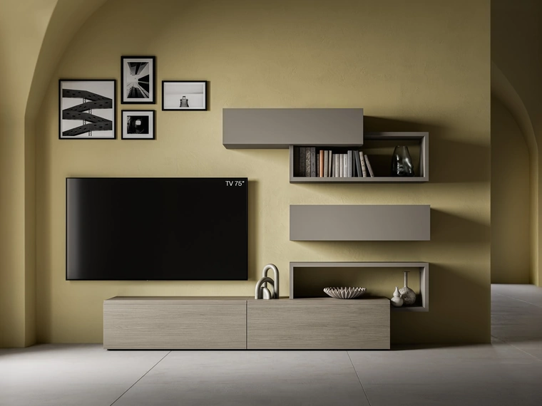 Parete Attrezzata Pratico PTG407 di SantaLucia