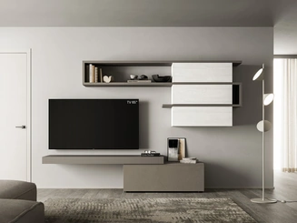 Parete Attrezzata Pratico PTG415 di SantaLucia