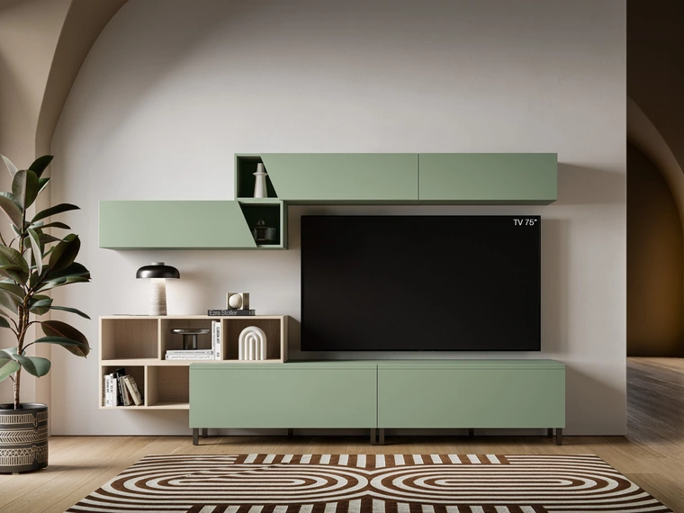 Parete Attrezzata Pratico PTG424 di SantaLucia