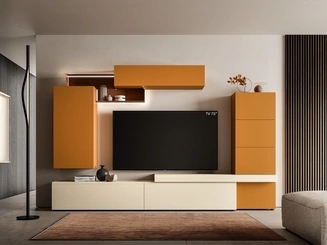 Parete Attrezzata Pratico PTG430 di SantaLucia