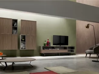 Parete Attrezzata moderna KD014 di SantaLucia