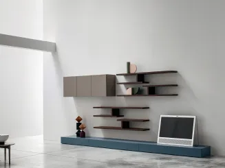 Parete Attrezzata moderna KV013 di SantaLucia