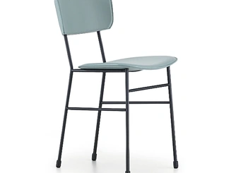 Sedia in cuoio Master di Midj