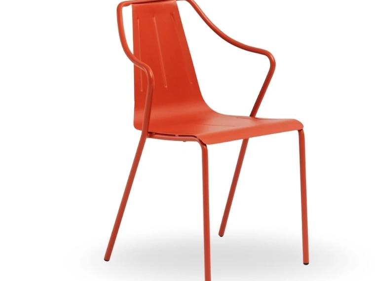 Sedia in metallo Ola di Midj