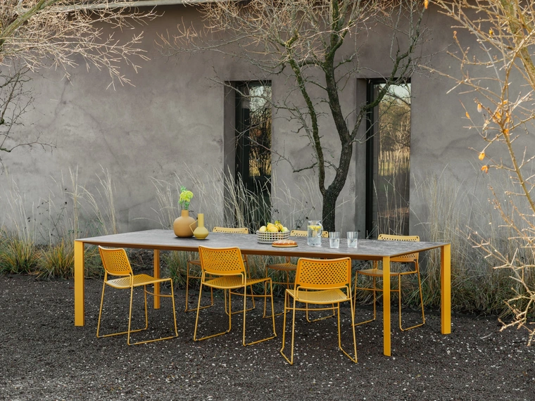 Sedia Slim in metallo di Midj