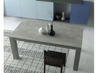 Tavolo Art 1400 Acheo in legno finitura sabbia patinato di Fratelli Mirandola