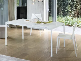Tavolo allungabile in cristallo Zen di Bonaldo