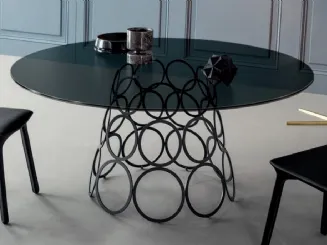 Tavolo rotondo da pranzo di design Hulahoop di Bonaldo